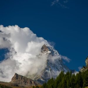 Mountain Landscapes - Stunning view of the snow-capped Matterhorn surr #11159736