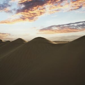 Desert Wilderness - Captivating sunrise over sand dunes in the UAE d #11170393