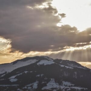 Snow Mountains - Scenic view of a snowy mountain peak in Austria #1130852