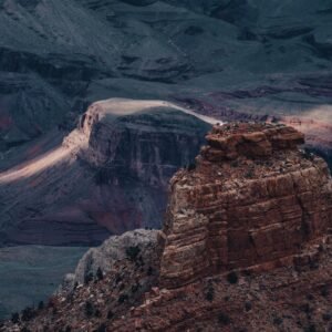Desert Wilderness - Stunning aerial shot capturing the rugged beauty #15738767