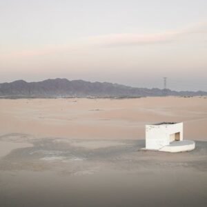 Desert Wilderness - A lonely structure in Samalayuca dunes, Mexico u #17923063