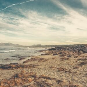 Beach Scenery - Scenic view of Santa Margarita beach in Spain, f #20350026