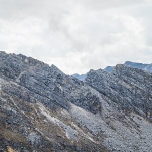 Snow Mountains - Breathtaking view of rocky mountain peaks in El #28155326