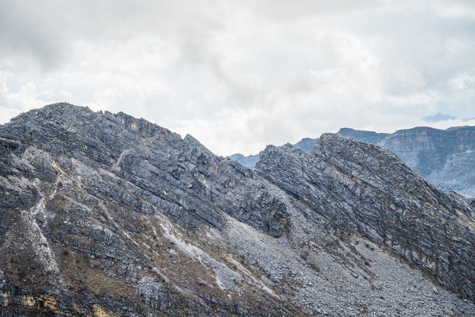 snow mountains breathtaking view of rocky mountain peaks in el #28155326 Snow Mountains - Breathtaking view of rocky mountain peaks in El #28155326
