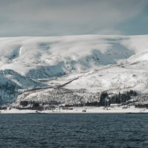 Snow Mountains - Tranquil view of snow-covered mountains near a f #29304806