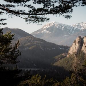 Mountain Landscapes - Scenic view of lush forests and mountains at Sem #29711658