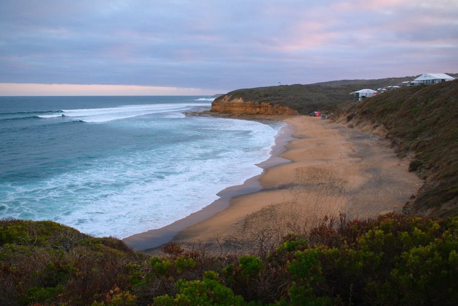 beach scenery experience the serene beauty of bells beach, aus #31582847 Beach Scenery - Experience the serene beauty of Bells Beach, Aus #31582847
