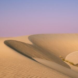 Desert Wilderness - Stunning view of serene sand dunes under a paste #31744093
