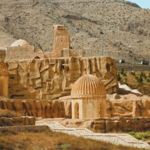 Desert Wilderness - Explore historic stone buildings amidst rugged h #32545587