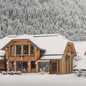 Snow Mountains - Charming log cabin in snowy Hallstatt, Austria s #35124483