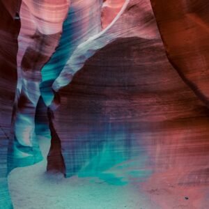 Desert Wilderness - Captivating view of Arizona's Antelope Canyon wi #35537005