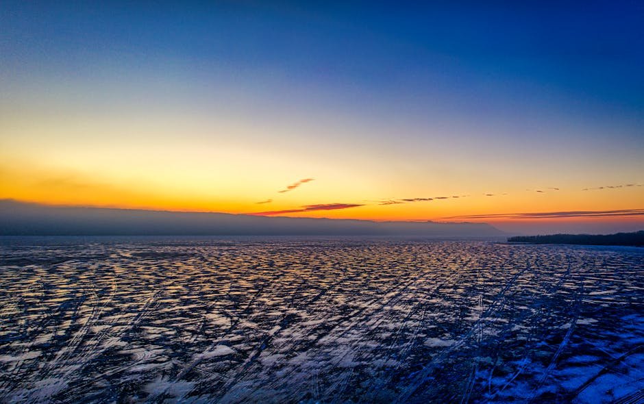 lake reflections a breathtaking aerial view of a frozen lake at s #7929568 Lake Reflections - A breathtaking aerial view of a frozen lake at s #7929568